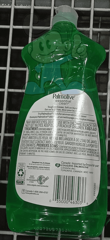 Palmolive Essential Clean Original Dish Soap 828Ml Household Supplies
