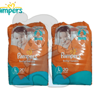 Pampers Baby Basics Disposable Diaper Large (2 X 20S) Mother &
