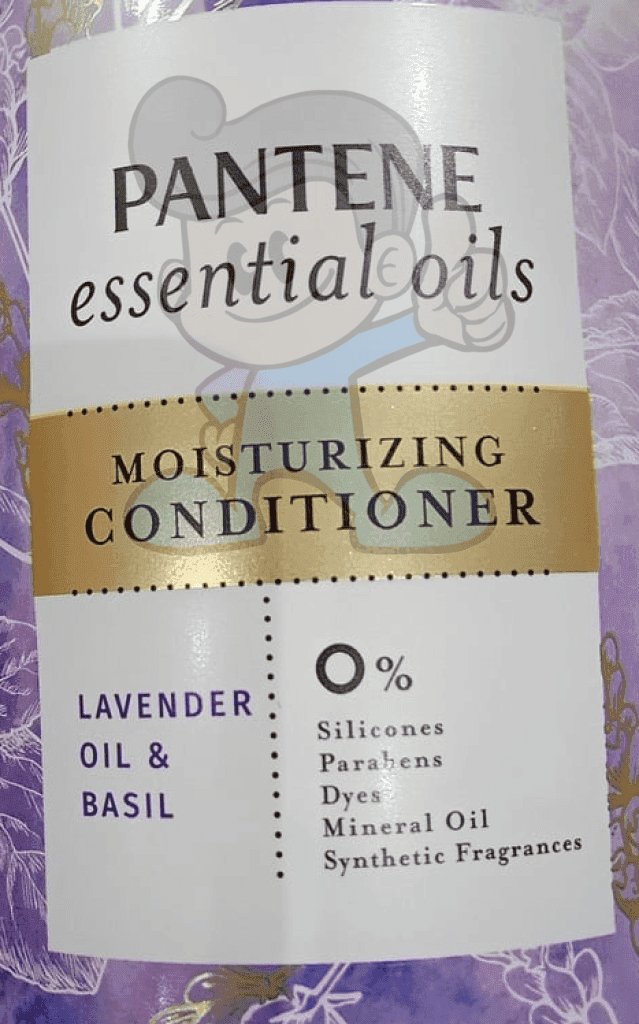 Pantene Essential Oils Moisturizing Conditioner Lavender Oil And Basil 38.2 Oz. Beauty