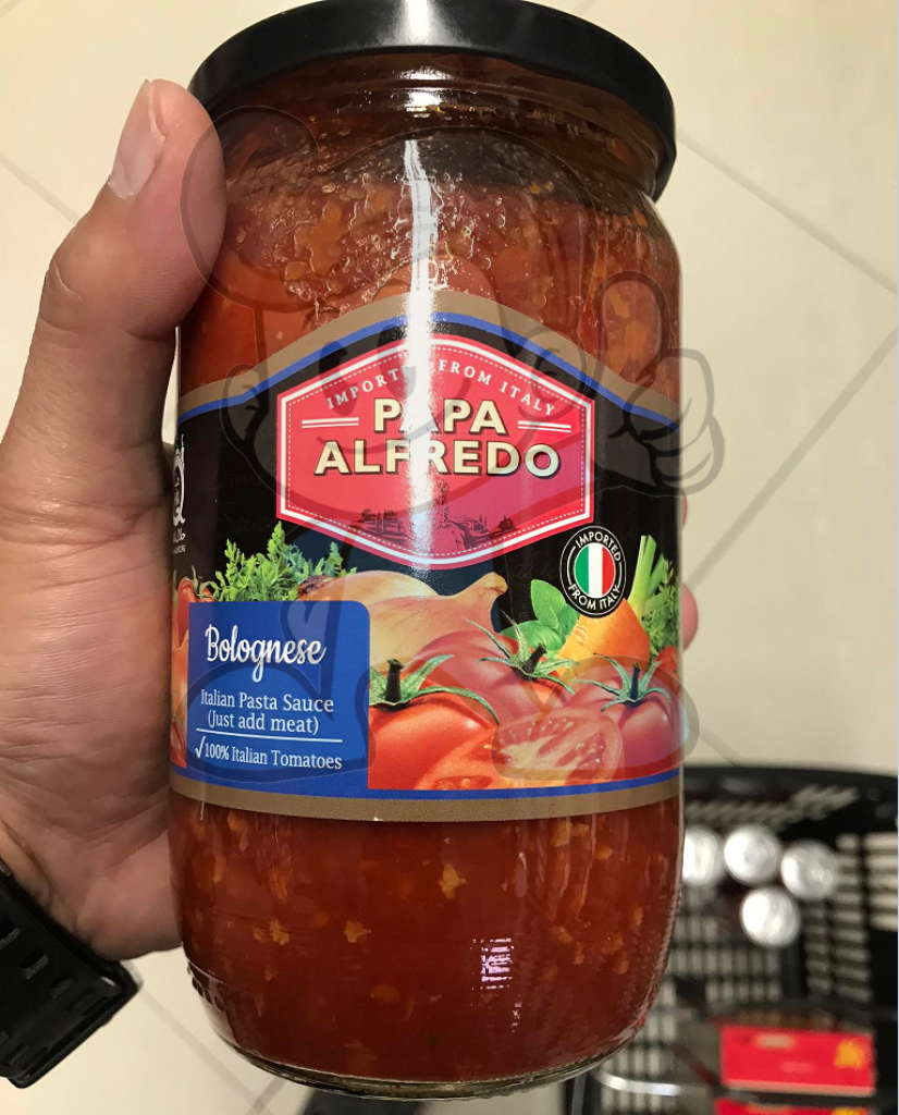 Papa Alfredo Bolognese Italian Pasta Sauce 680G Groceries