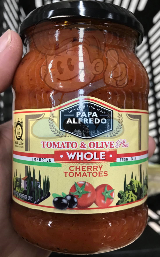 Papa Alfredo Tomato And Olive Whole Cherry Tomatoes (2 X 350 G) Groceries