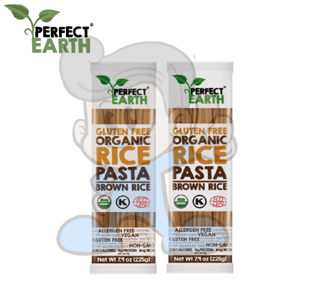 Perfect Earth Organic Rice Pasta - Brown (2 X 225G) Groceries
