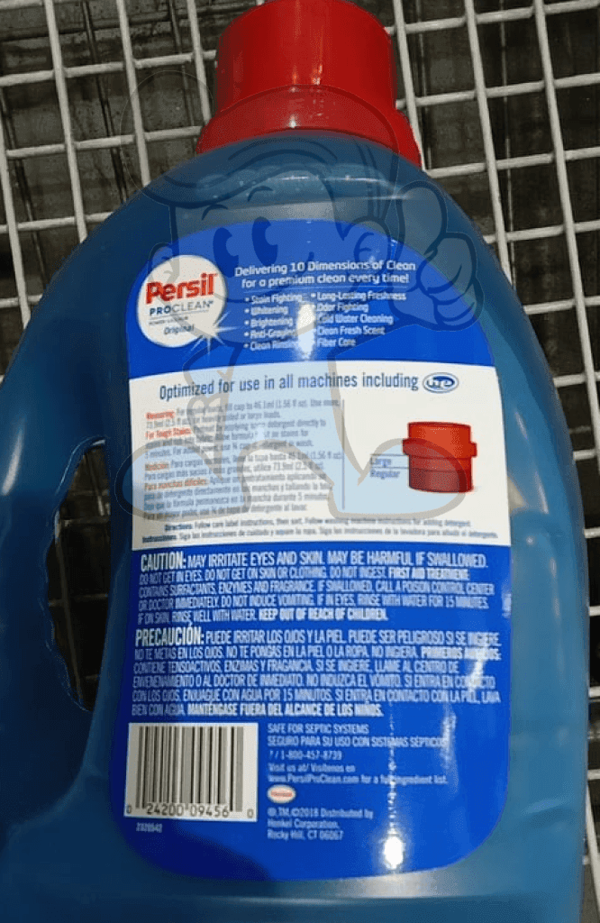 Persil Pro Clean Liquid Detergent Original Deep 2.95L Household Supplies