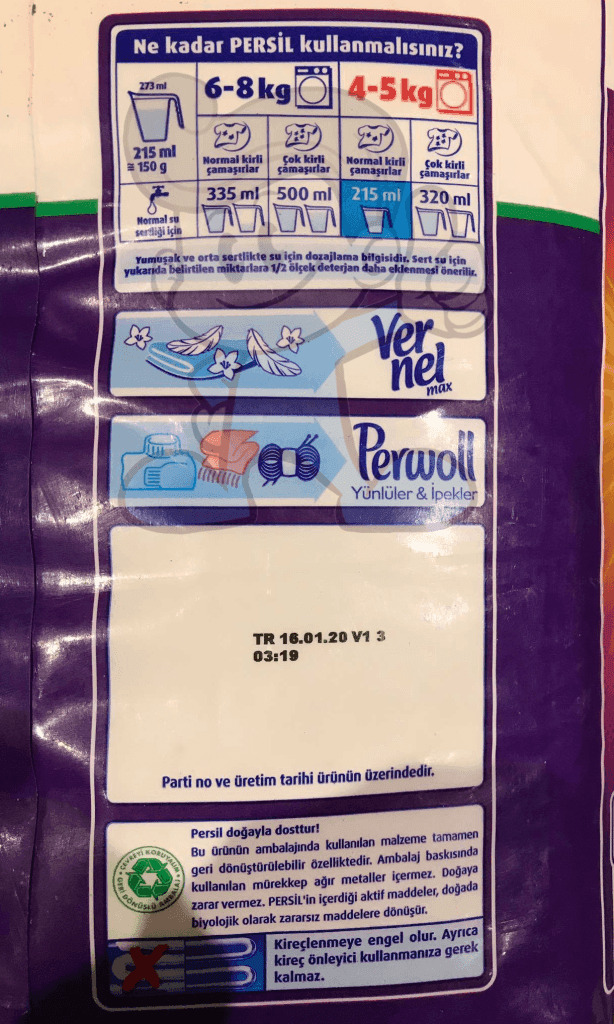 Persil Professional Color Powder Detergent 10Kg Household Supplies