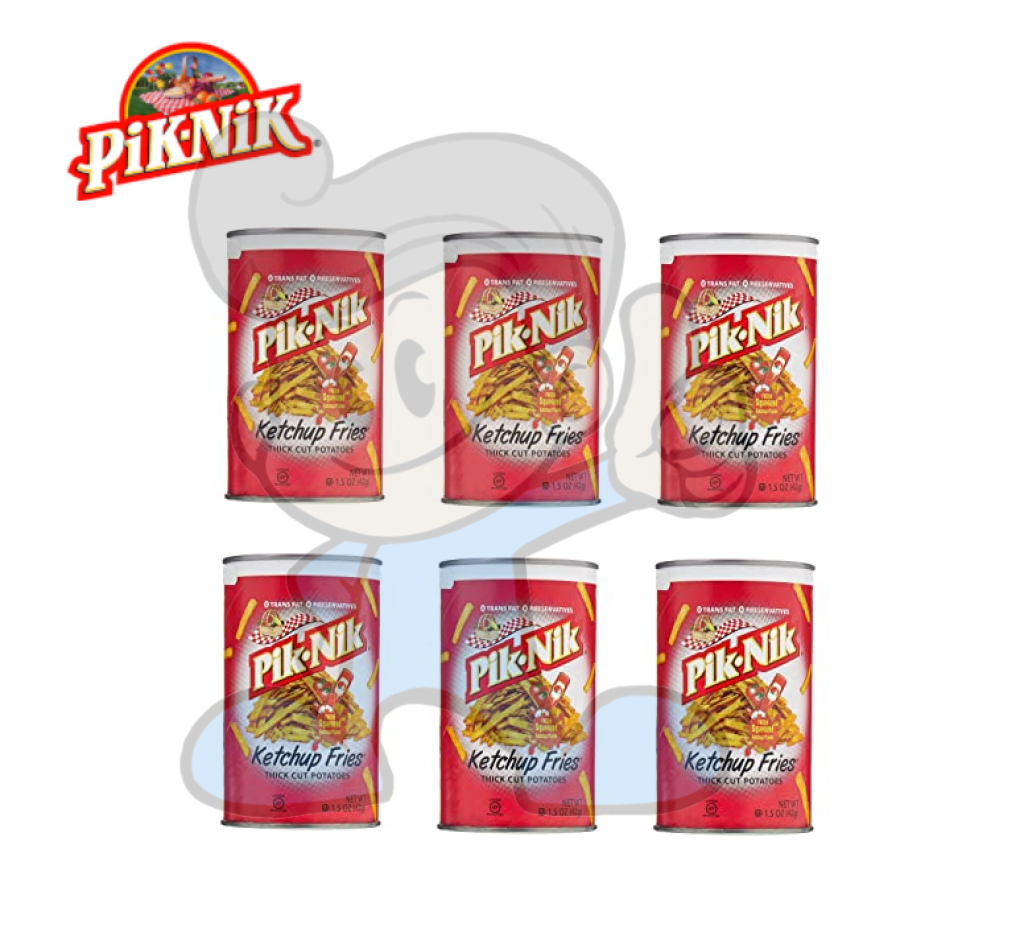 Pik-Nik Ketchup Potato Stick Chips (6 X 42G) Groceries