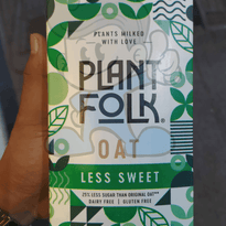 Plant Folk Oatmilk Less Sweet (2 X 59 Oz.) Groceries