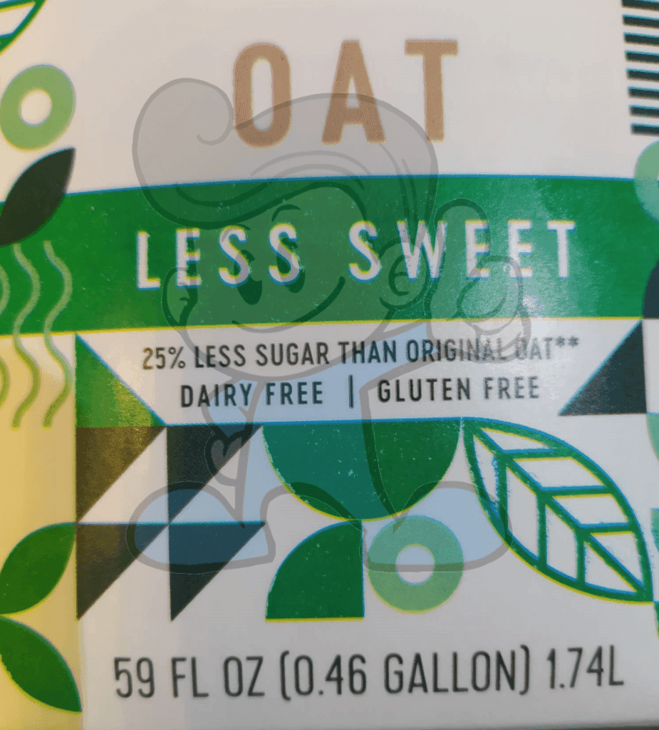 Plant Folk Oatmilk Less Sweet (2 X 59 Oz.) Groceries
