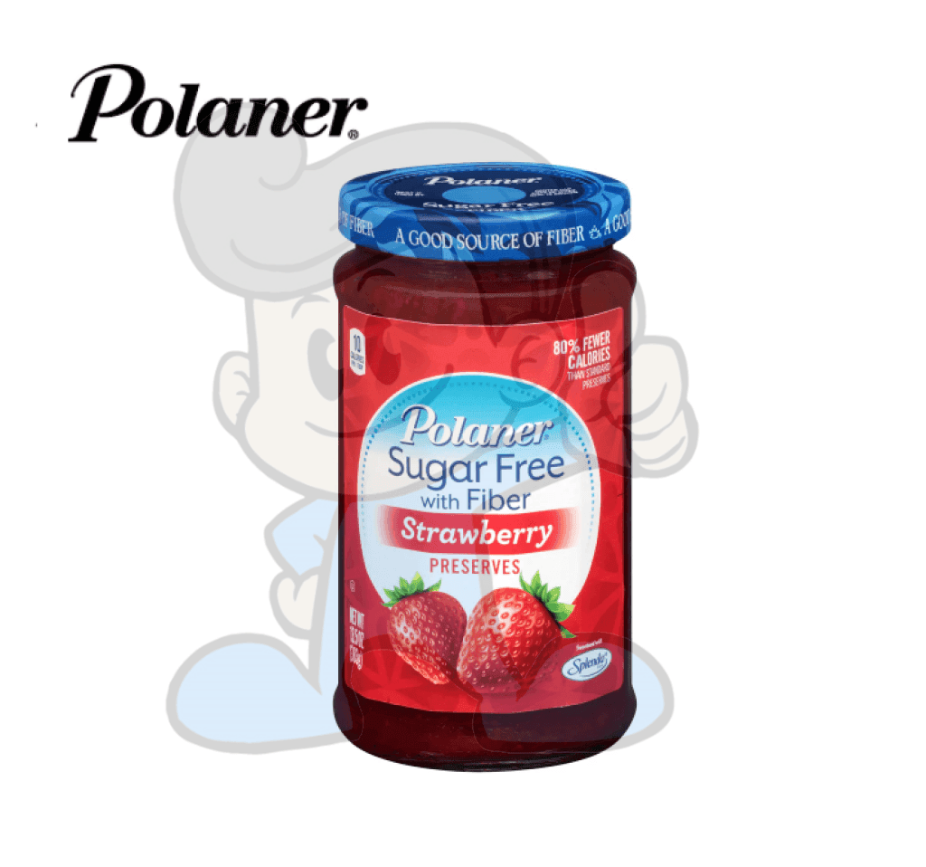 Polaner Sugar Free Strawberry Preserves With Fiber 13.5 Oz. Groceries