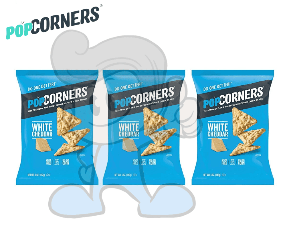 Popcorners White Cheddar Cheese Flavor Corn Snack (3 X 142G) Groceries