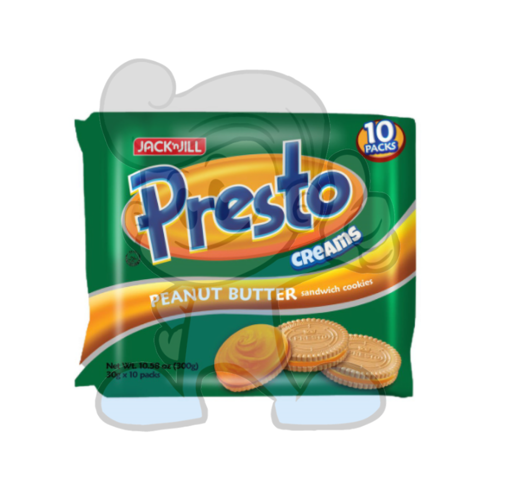 Presto Creams Peanut Butter Pack Of 4 (4 X 300G) Groceries