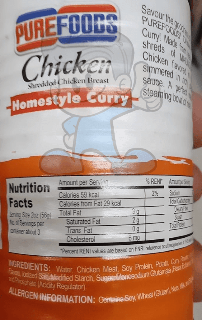 Purefoods Chicken Homestyle Curry (6 X 150 G) Groceries