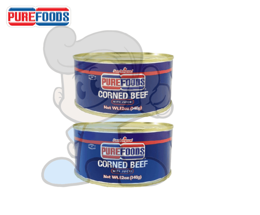 Purefoods Corned Beef With Juices (2 X 340 G) Groceries