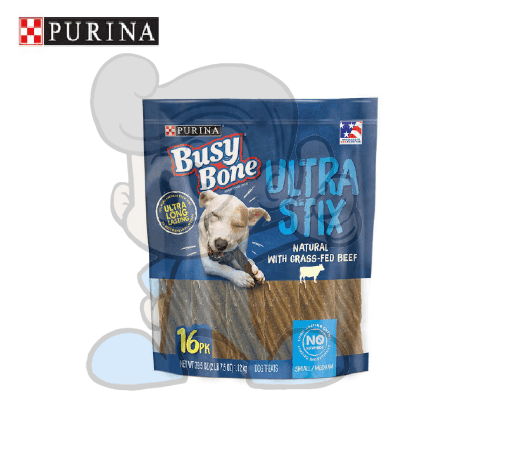 Purina Busy Bone Ultra Stix 16Pk Dog Treats 1.12Kg Pet Supplies