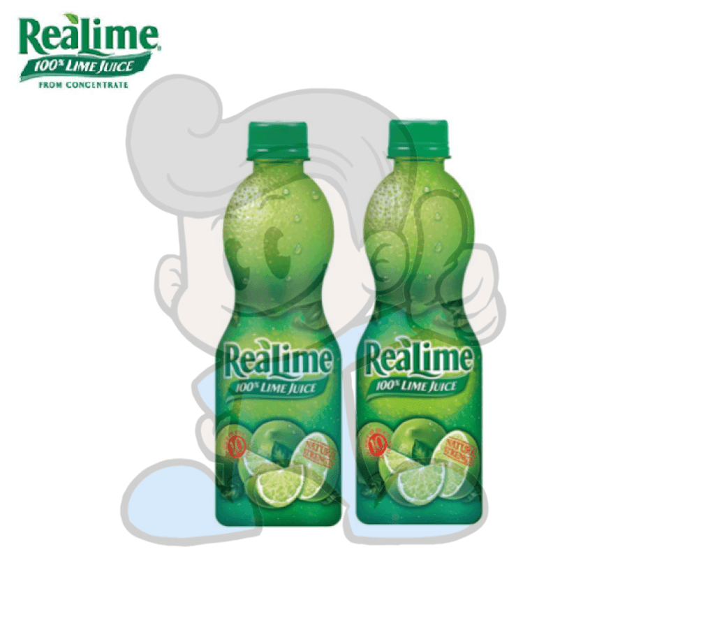 Realime 100% Lime Juice (2 X 443 Ml) Groceries