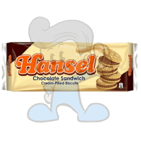 Rebisco Hansel Chocolate Sandwich Cream-Filled Biscuits Pack Of 4 (40 X 31G) Groceries