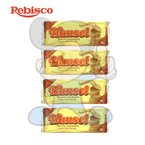 Rebisco Hansel Mocha Sandwich Cream Filled Biscuits Pack Of 4 (40 X 31G) Groceries