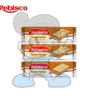 Rebisco Peanut Butter Cream-Filled Cracker Sandwich (3 X 330 G) Groceries