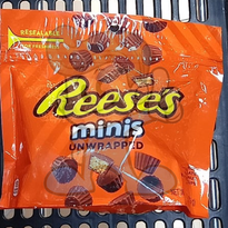 Reeses Minis Unwrapped Milk Chocolate And Peanut Butter Cups 215G Groceries