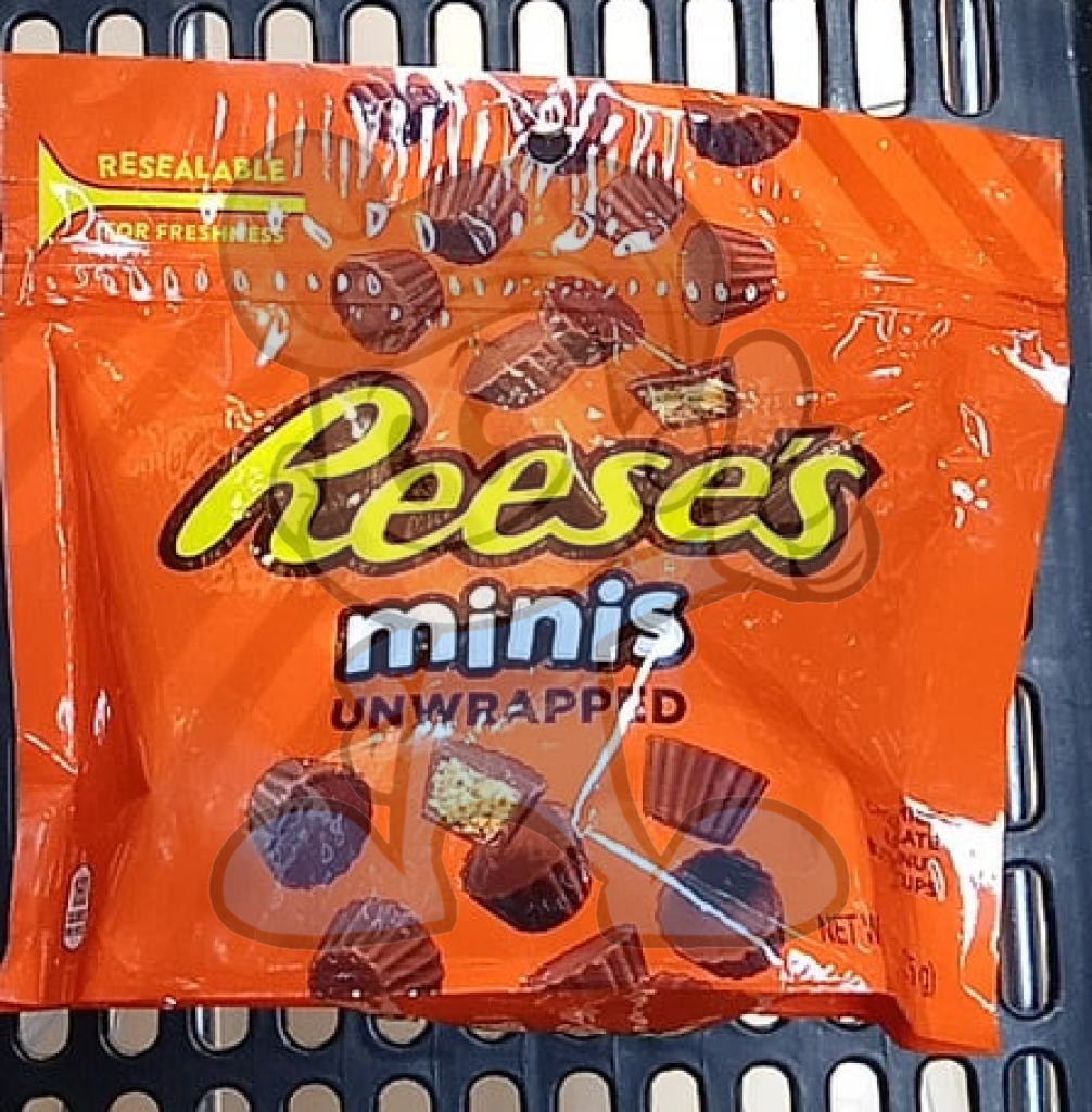 Reeses Minis Unwrapped Milk Chocolate And Peanut Butter Cups 215G Groceries