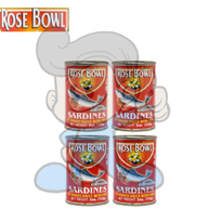 Rose Bowl Sardines In Tomato Sauce With Chili (4 X 15 Oz) Groceries