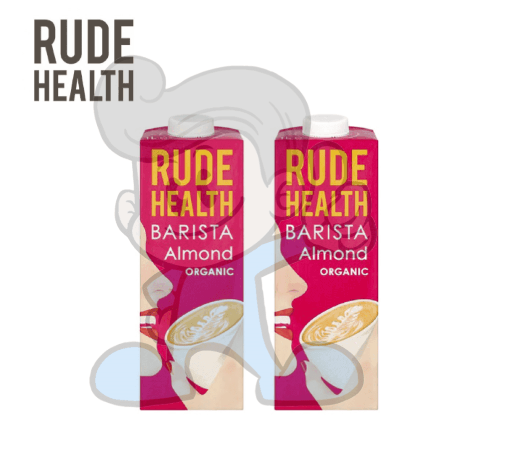 Rude Health Barista Almond Milk (2 X 1L) Groceries