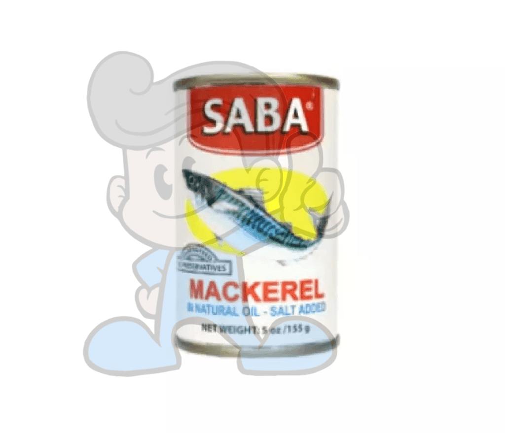 Saba Mackarel Ln Natural Oil (10 X 155G) Groceries