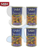 Saba Spicy Squid Bits Sisig (4 X 155G) Groceries