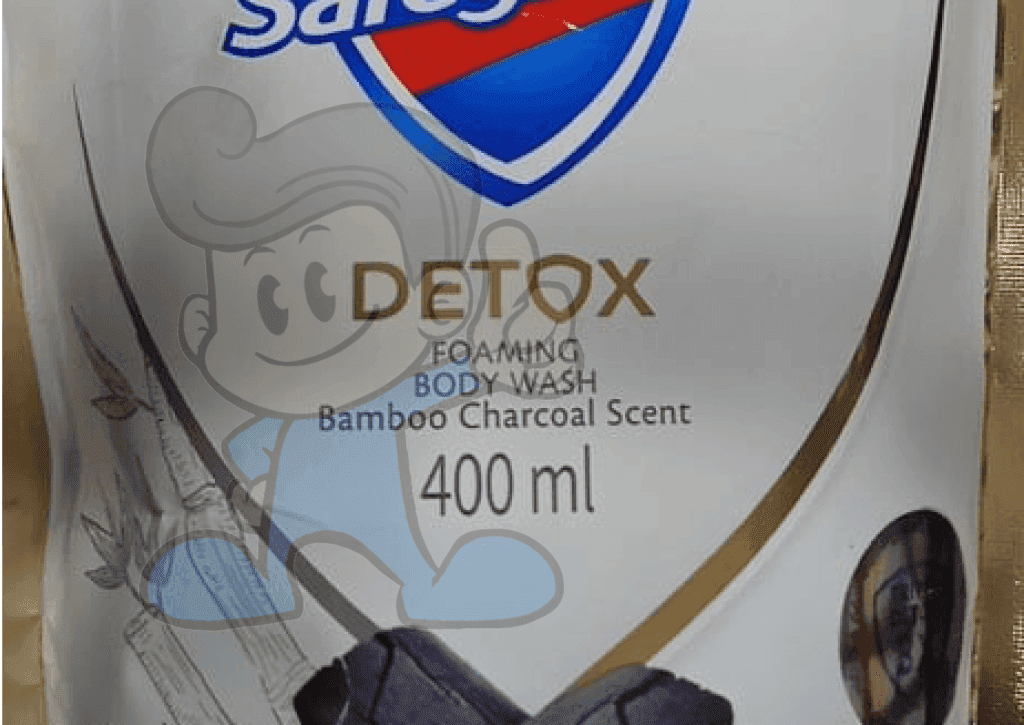 Safeguard Detox Foaming Body Wash Charcoal 400Ml Beauty