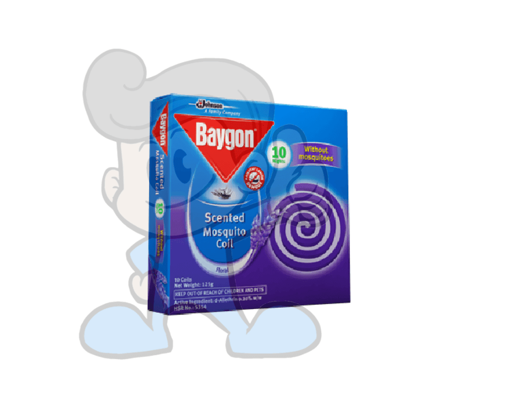 Scj Baygon Mosquito Coil Scented (10 X 12S) Beauty