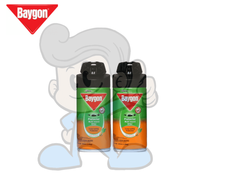 Scj Baygon Protector Multi-Insect Killer (2 X 300 Ml) Household Supplies
