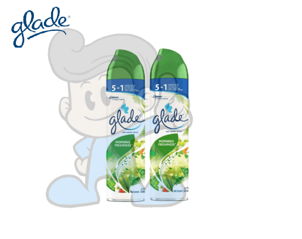 Scj Glade Air Freshener Morning Freshness (2 X 320 Ml) Household Supplies