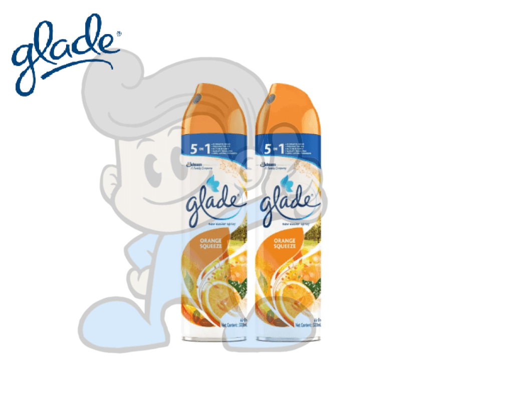 Scj Glade Air Freshener Orange Squeeze (2 X 320 Ml) Household Supplies