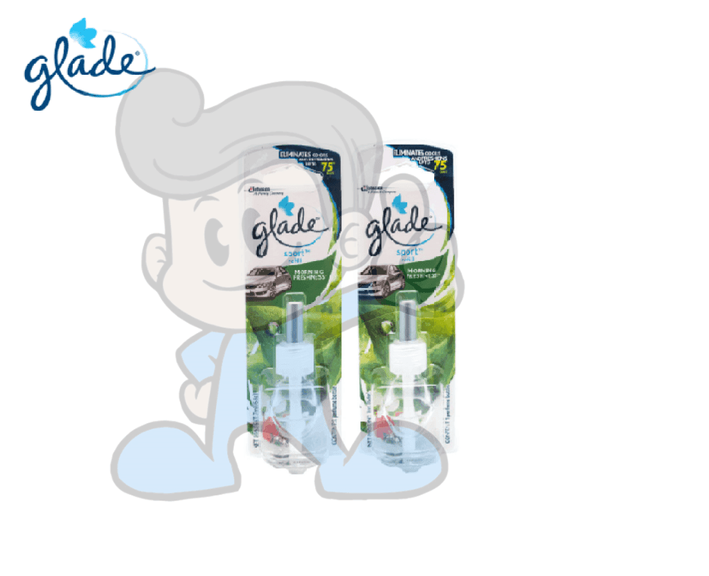 Scj Glade Sport Morning Freshness Refill (2 X 7 Ml) Motors