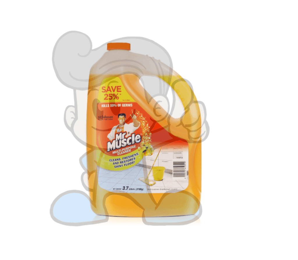 Scj Mr Muscle All Purpose Cleaner Fresh Lemon 3.7L Household Supplies