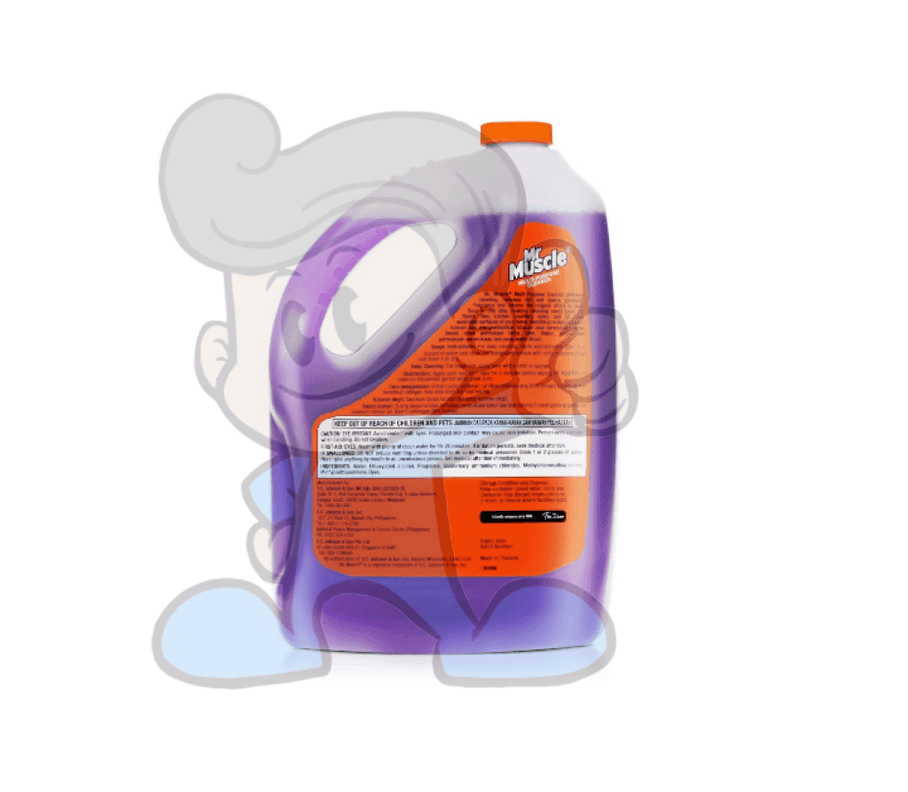 Scj Mr Muscle All Purpose Cleaner Lavender 3.7L Household Supplies