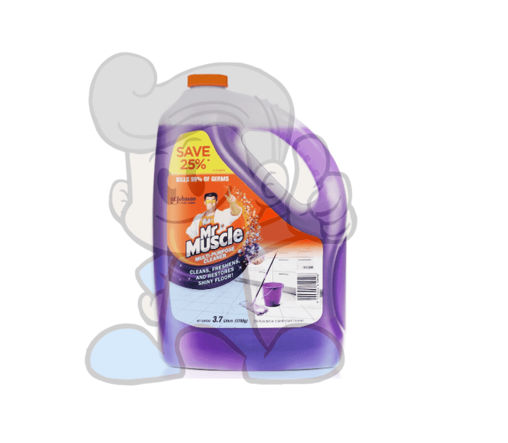 Scj Mr Muscle All Purpose Cleaner Lavender 3.7L Household Supplies