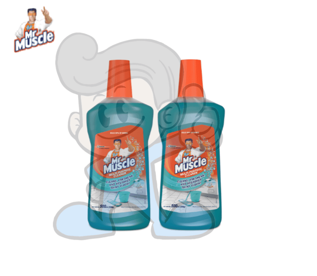 Scj Mr Muscle All Purpose Cleaner Ocean Escape (2 X 500 Ml) Household Supplies