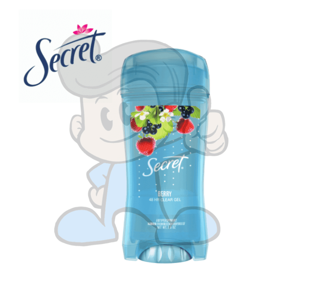 Secret Fresh Clear Gel Antiperspirant Deodorant Berry 2.6 Oz Beauty