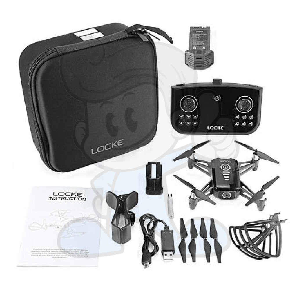 Shrc H2 Locke 2K Wifi Fpv 4 Axis Optical Flow Drone With Case Cameras & Drones