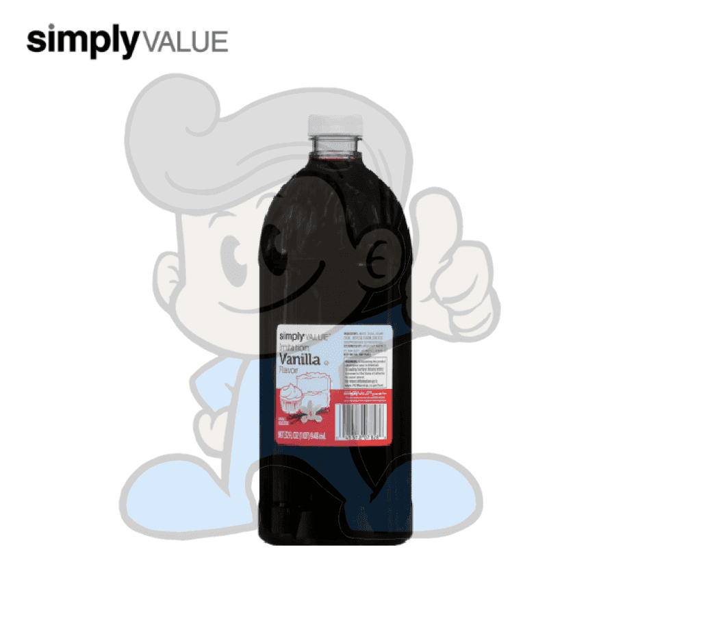 Simply Value Imitation Vanilla Flavor 946Ml Groceries