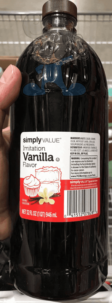 Simply Value Imitation Vanilla Flavor 946Ml Groceries