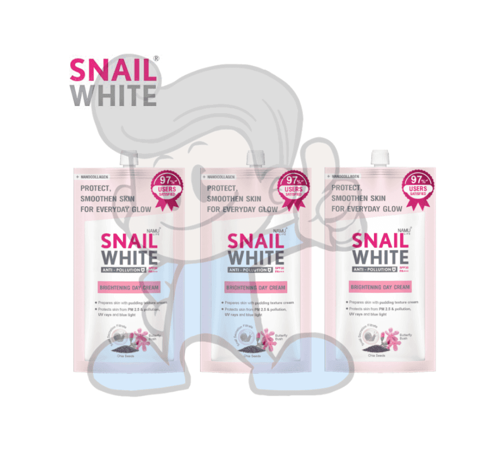Snail White Brightening Day Cream (3 X 7Ml) Beauty