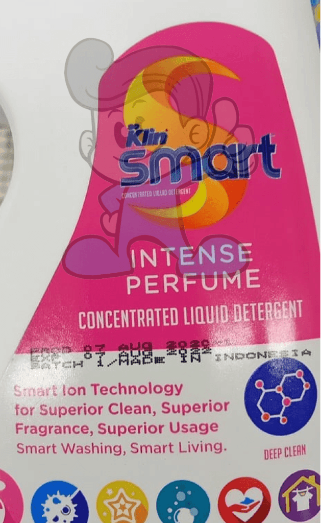 So Klin Smart Intense Perfume Liquid Detergent (2 X 1.1 L) Household Supplies