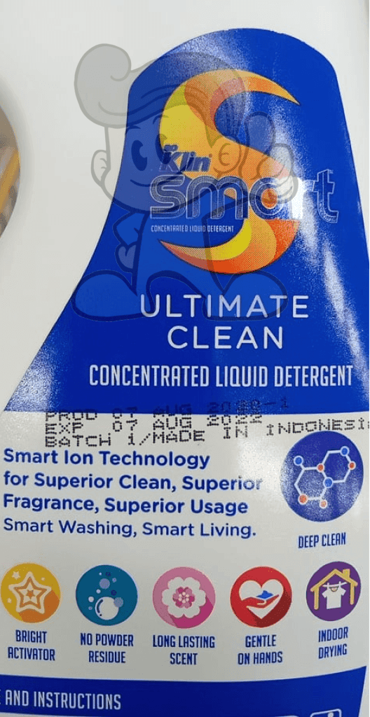 So Klin Smart Ultimate Clean Liquid Detergent (2 X 1.1 L) Household Supplies