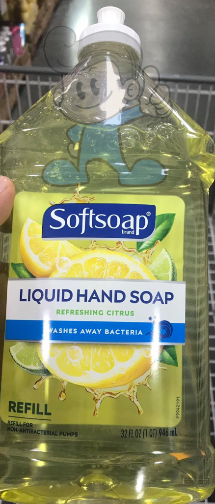 Softsoap Liquid Hand Soap Refreshing Citrus Refill (2 X 946 Ml) Beauty