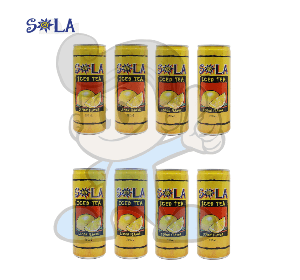Sola Iced Tea Lemon (8 X 250Ml) Groceries