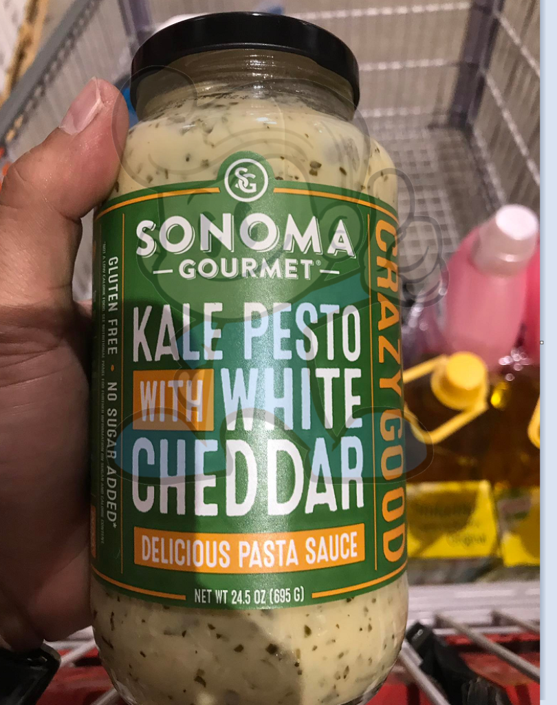 Sonoma Gourmet Kale Pesto With White Cheddar Pasta Sauce 24.5Oz Groceries