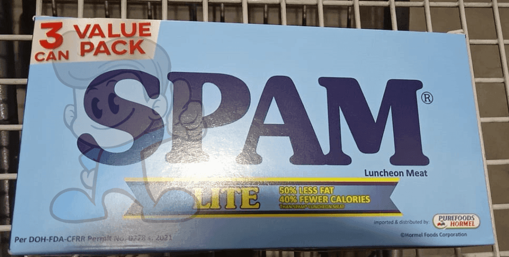 Spam 3 Can Value Pack Luncheon Meat Lite 36Oz. Groceries