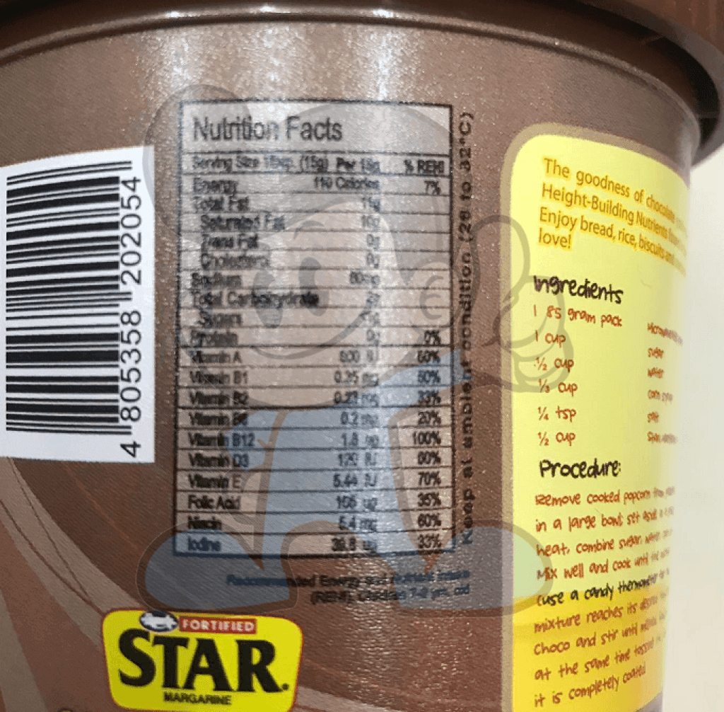 Star Margarine Chocolate (3 X 250G) Groceries