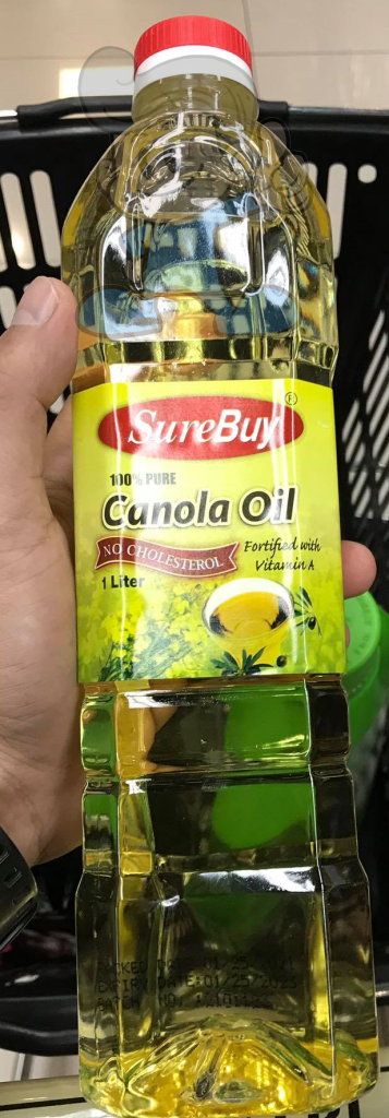 Surebuy 100% Pure Canola Oil (2 X 1L) Groceries